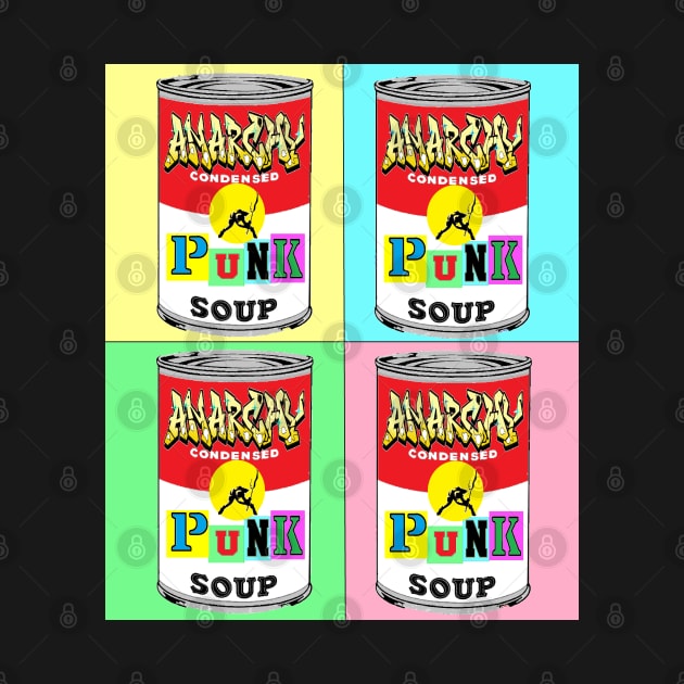 Pop Art Soup Art Punk soup by LowEndGraphics