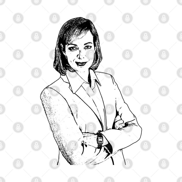 CJ Cregg Outline by baranskini