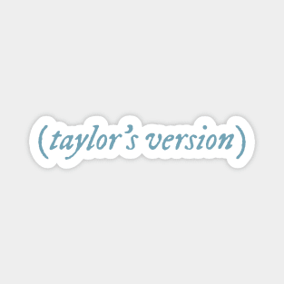 Taylors Version baby blue Magnet