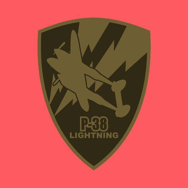 P-38 Lightning Patch by Tailgunnerstudios