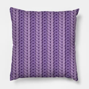 Knitting Pattern Artwork Pillow