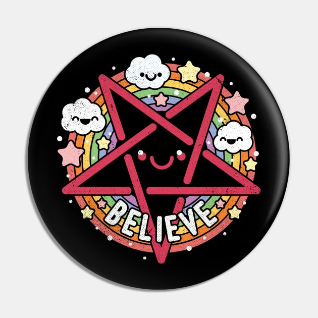 Believe Pin by BeanePod