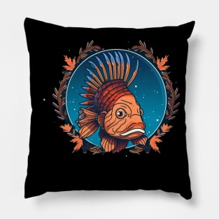 Lionfish in Ornament, Love Fishes Pillow
