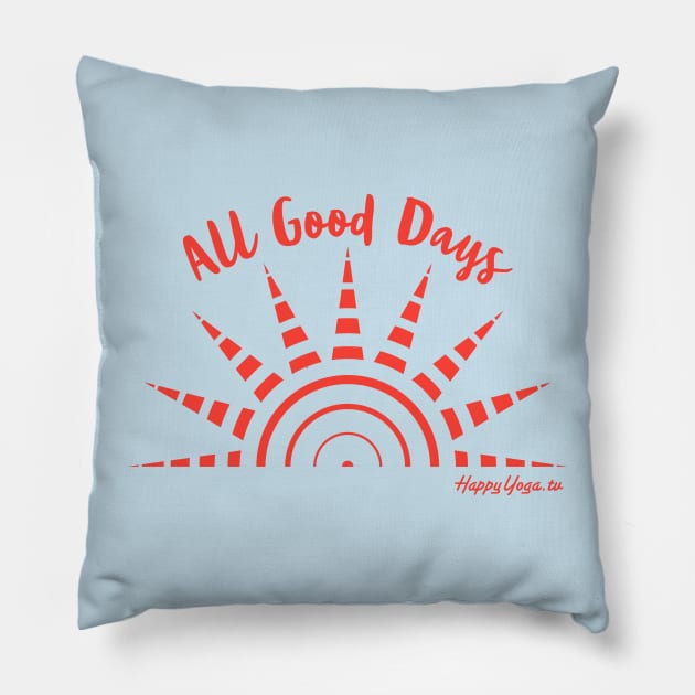 All Good Days | Red Pillow by ConstellationPublishing