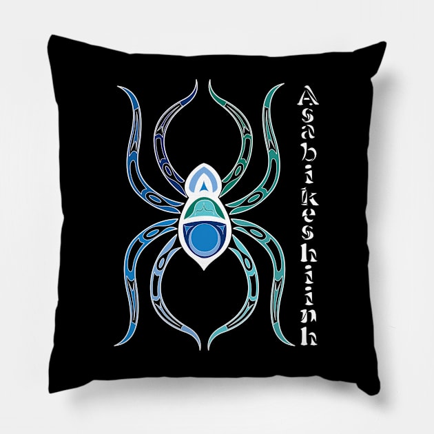 Asabikeshiinh (spider) Gay Men Pride Pillow by KendraHowland.Art.Scroll