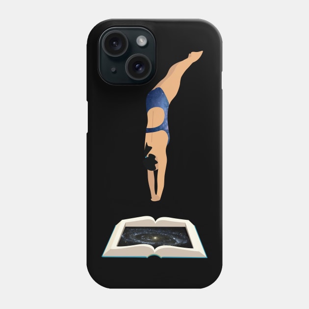 Dive Into A New Universe Phone Case by ClarkStreetPress