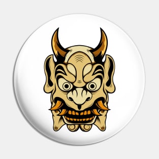 japanese devil mask Pin