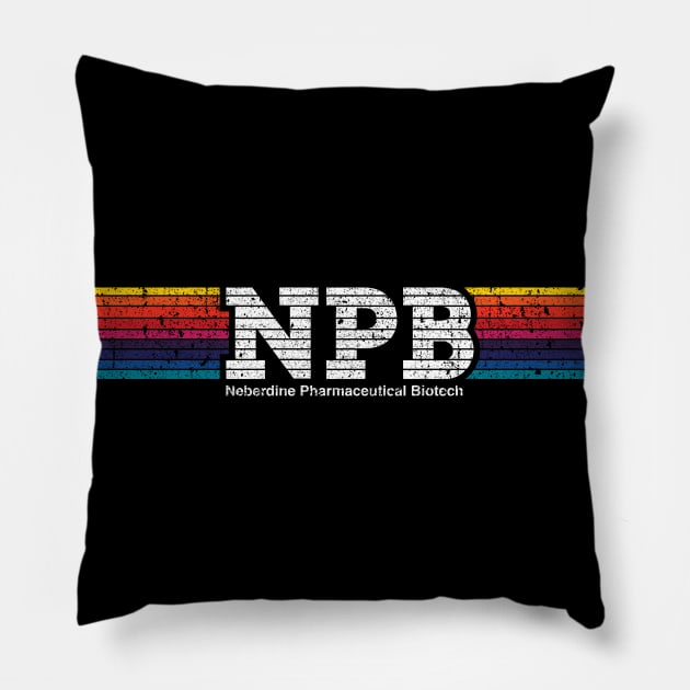 Neberdine Pharmaceutical Biotech Pillow by huckblade