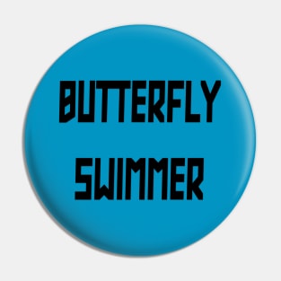 Butterfly Swimmer Pin