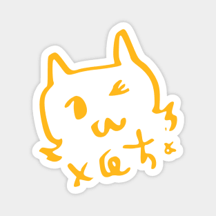 Oshi no Ko or My Star of Idol's Child Anime Characters Mem-Cho Yellow Signature Magnet