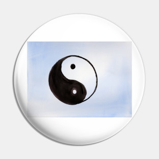 Symbols Pin - Yin and Yang by Linda Ursin - Mythical Artist