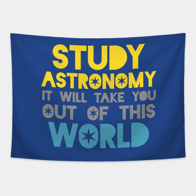 Study Astronomy Tapestry by oddmatter