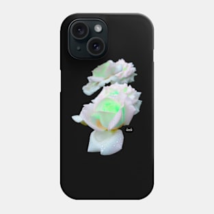 Fluorescent Green Roses Phone Case