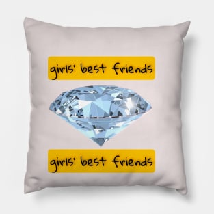 Girls best friends Pillow