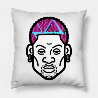 rodzilla-dennis Rodman design Pillow