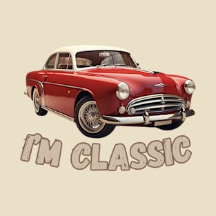 I'm classic | Funny vintage retro grunge t-shirt with old truck makes a great gift for dad, or husband especially Fathers Day T-Shirt