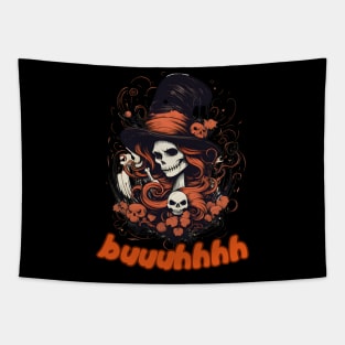 Buuhhhh-Halloween Haunt Tapestry