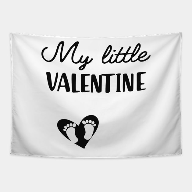 Pregnancy - My little valentine Tapestry by KC Happy Shop