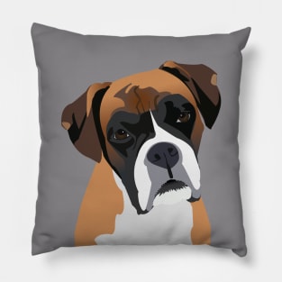 Adorable Boxer Dog Pillow