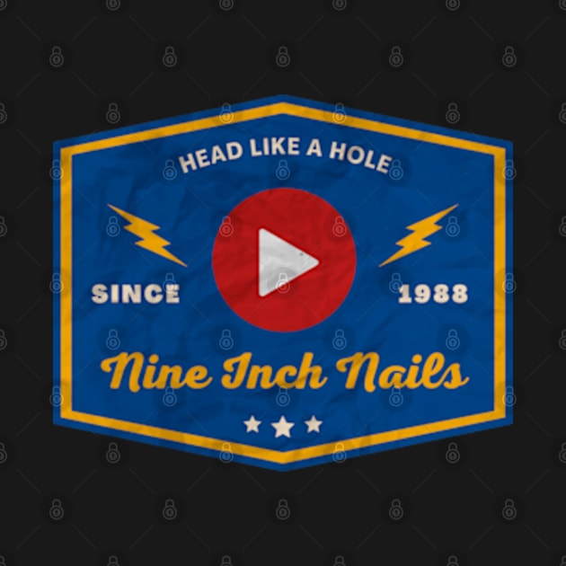 Nine Inch Nails // Play Button by Blue betta