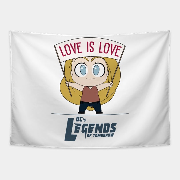 Ava Sharpe - Love is Love v1 Tapestry by RotemChan