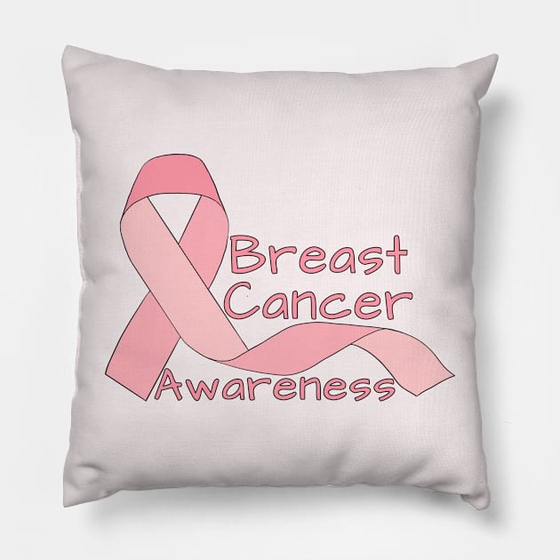 Breast Cancer Awareness Pillow by DiegoCarvalho