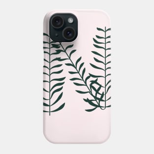 Alphabet N Botanical Phone Case