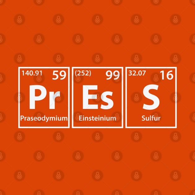 Press (Pr-Es-S) Periodic Elements Spelling by cerebrands