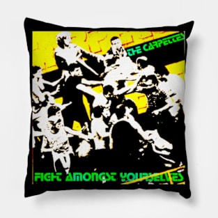 Fight Amongst Yourselves 1980 Punk Rock Power Pop Throwback Pillow