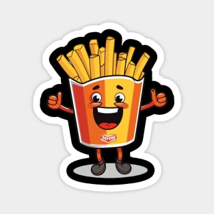 kawaii french fries T-Shirt cute ,potatofood Magnet