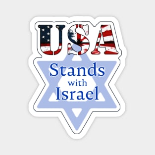 USA Stands with Israel Magnet