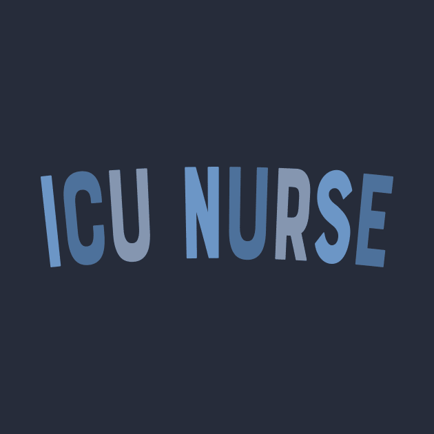 Vintage ICU Nurse Intensive Care Unit Nurse Emergency Nurse by Flow-designs