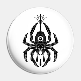 Dark spider Pin