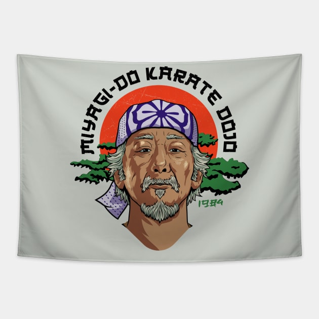 miyagi do dojo Tapestry by redwane