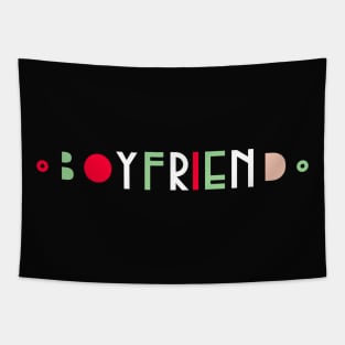 boyfriend couple design Tapestry