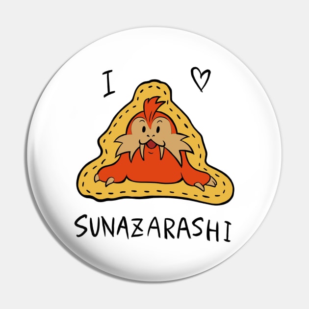 I Heart Sunazarashi Pin by Nicole Nichols