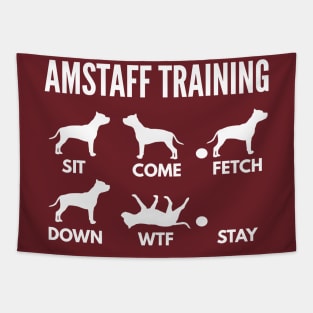 Amstaff Training Staffordshire Tricks Tapestry