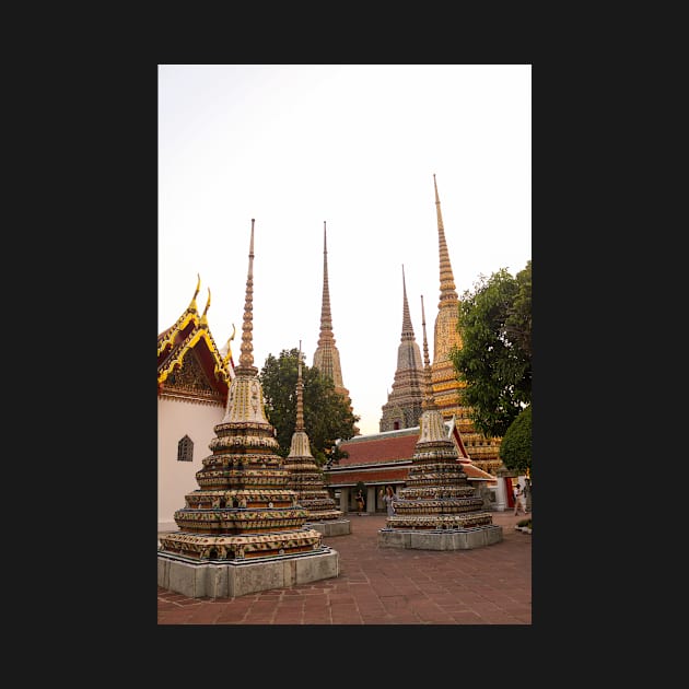 Stupa fifth group at Phra Chedi Rai in Wat Pho by kall3bu
