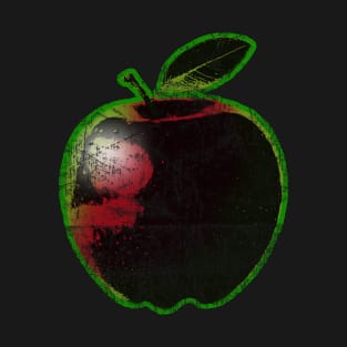 apple surrounded by green light T-Shirt