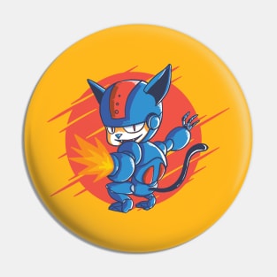 Cyborg Cat Pin