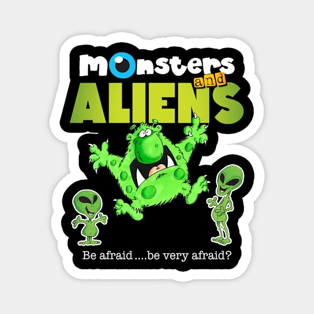 Monsters & Aliens V1 Magnet by brendanjohnson