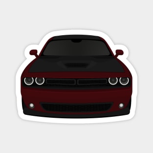 Challenger Dark-red + Black Magnet