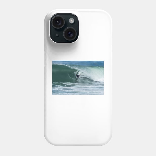 Bodyboarder in action Phone Case by homydesign