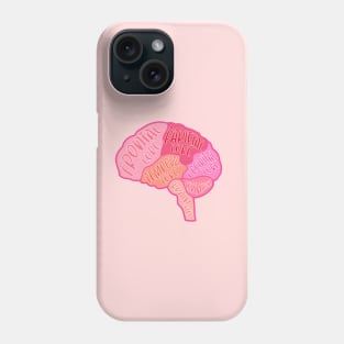 Anatomical brain Phone Case