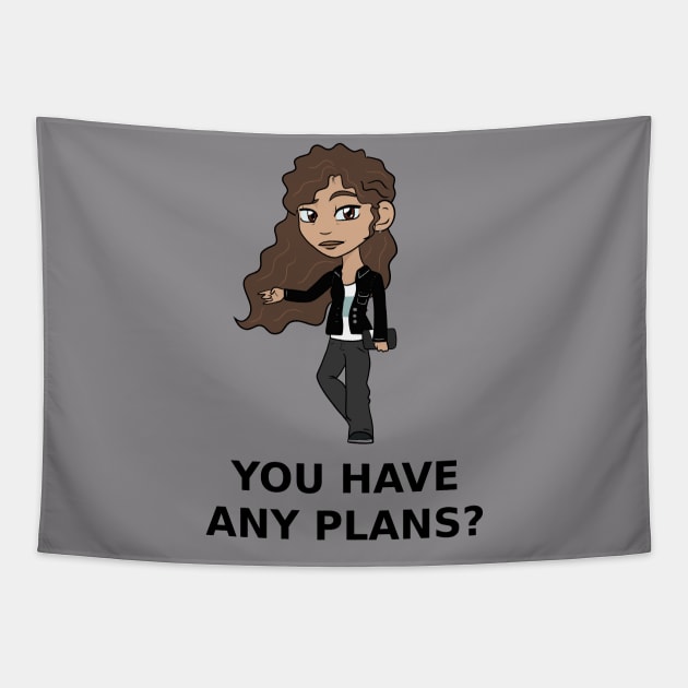 Mary Jane - "Do you have any plans?" Tapestry by alessandra997