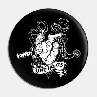 Love hurts Pin