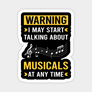 Warning Musicals Musical Magnet