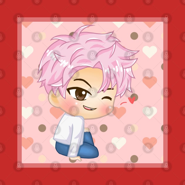 BTS KPOP RM RAP MONSTER CHIBI CUTE CHARACTER by moonquarius