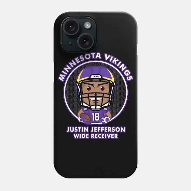 Justin Jefferson Phone Case by Mudahan Muncul 2022