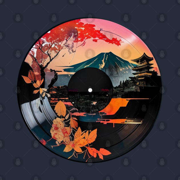 Vinyl Record - Sunset in Tokyo by Bondoboxy